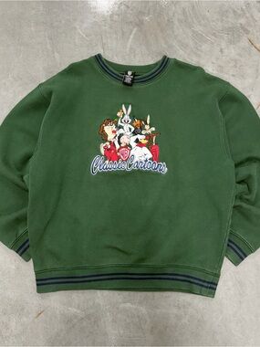Vintage 90s unisex Warner Bros. Classic Cartoons Crewneck pullover Sweatshirt